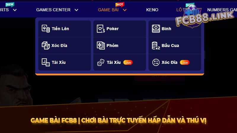 Game bài FCB8 | Chơi bài trực tuyến hấp dẫn và thú vị Game bài FCB8 | Chơi bài trực tuyến hấp dẫn và thú vị