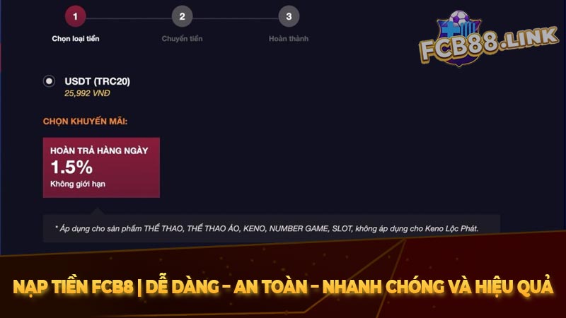 Nạp tiền FCB8 | Dễ dàng - An toàn - Nhanh chóng và hiệu quả Nạp tiền FCB8 | Dễ dàng - An toàn - Nhanh chóng và hiệu quả