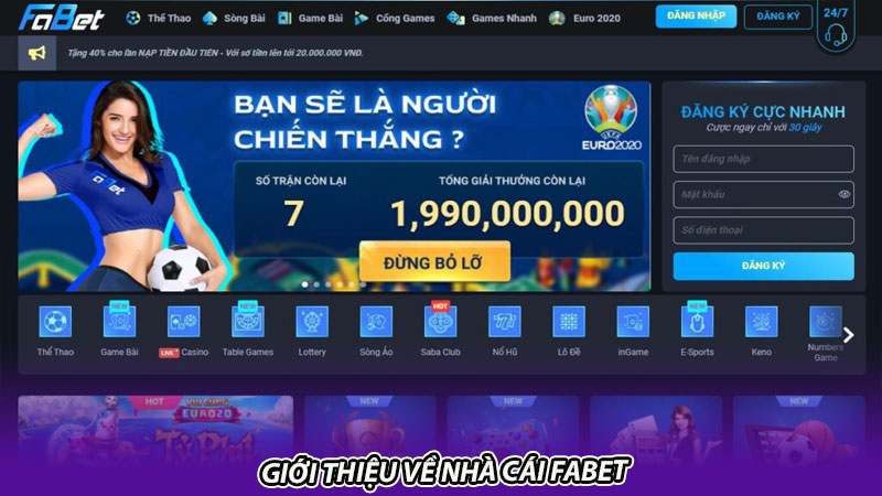 Fabet - Link vào nhà cái Fabet chính xác, nhanh chóng, uy tín Giới thiệu về nhà cái Fabet